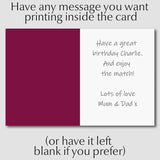 Personalised Aston Villa Birthday Card
