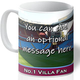 Personalised Aston Villa Mug - Shirt And Message Cup