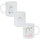 Personalised Baby Unicorn Plastic Mug