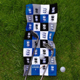 Personalised Birmingham City Golf Towel - Chequered