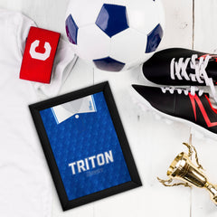 Personalised Birmingham Retro - 1992 Home Shirt - A4 Metal Sign Plaque - Frame Options Available