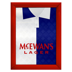 Personalised Blackburn - 1992 Home Shirt - A4 Metal Sign Plaque - Frame Options Available
