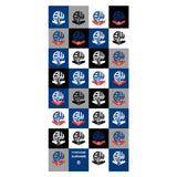 Personalised Bolton Wanderers Beach Towel - Chequered