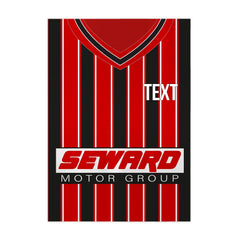 Personalised Bournemouth - 2001 Home Shirt - A4 Metal Sign Plaque - Frame Options Available