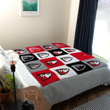 Personalised Bournemouth Fleece Blanket - Chequered