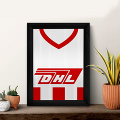 Personalised Brentford - 1983 Home Shirt - A4 Metal Sign Plaque - Frame Options Available