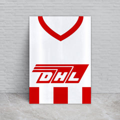 Personalised Brentford - 1983 Home Shirt - A4 Metal Sign Plaque - Frame Options Available