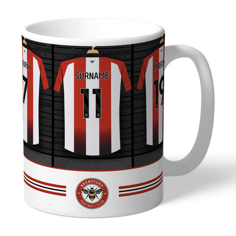 Personalised Brentford FC Dressing Room Mug