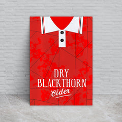 Personalised Bristol - 1993 Home Shirt - A4 Metal Sign Plaque - Frame Options Available