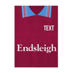 Personalised Burnley - 1994 Home Shirt - A4 Metal Sign Plaque - Frame Options Available