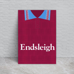 Personalised Burnley - 1994 Home Shirt - A4 Metal Sign Plaque - Frame Options Available