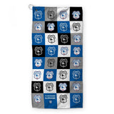 Personalised Cardiff City Golf Towel - Chequered