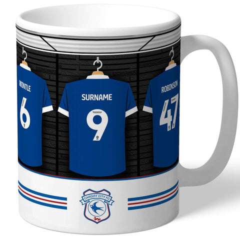 Personalised Cardiff Dressing Room Mug