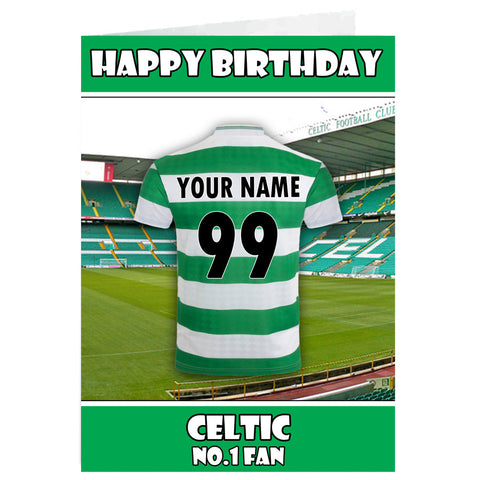 Personalised Celtic Birthday Card
