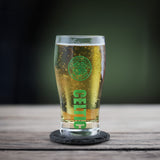 Personalised Celtic FC Pint Glass. Gift Boxed