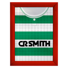 Personalised Celtic Retro - 1988 Home Shirt - A4 Metal Sign Plaque - Frame Options Available