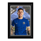 Personalised Chelsea FC Fernandez Autograph Photo Framed