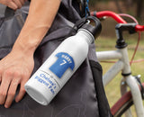 Personalised Chelsea Gym Fitness Bottle 600ml With Straw