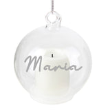 Personalised Christmas LED Candle Bauble