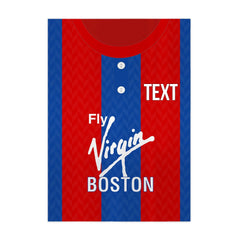 Personalised Crystal-Palace  - 1991 Home Shirt - A4 Metal Sign Plaque - Frame Options Available