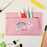 Personalised Cute Bunny Pink Pencil Case