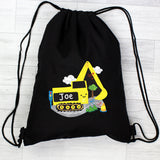 Personalised Digger Black Kit Bag