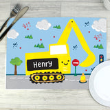 Personalised Digger Placemat