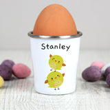 Personalised Easter Chicks Egg Cup