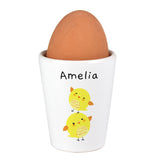 Personalised Easter Chicks Egg Cup