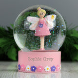 Personalised Fairy Any Name Glitter Snow Globe