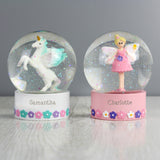 Personalised Fairy Any Name Glitter Snow Globe