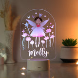 Personalised Fairy LED Colour Changing Night Light