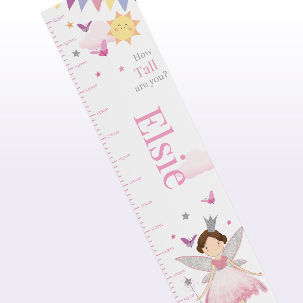Personalised Fairy Princess Height Chart