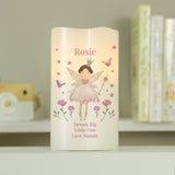 Personalised Fairy Princess Night Light LED  Candle