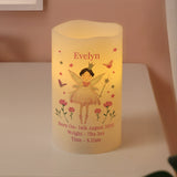 Personalised Fairy Princess Night Light LED  Candle