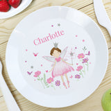 Personalised Fairy Princess Plastic Plate