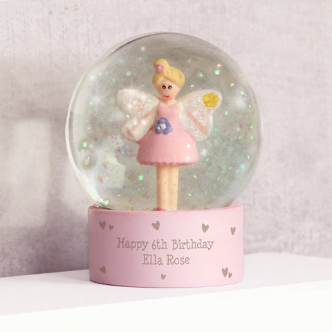 Personalised Fairy Princess Snow Globe