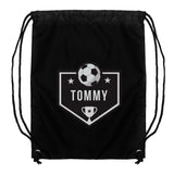 Personalised Football Black Kit Bag