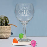 Personalised Gin Balloon Glass