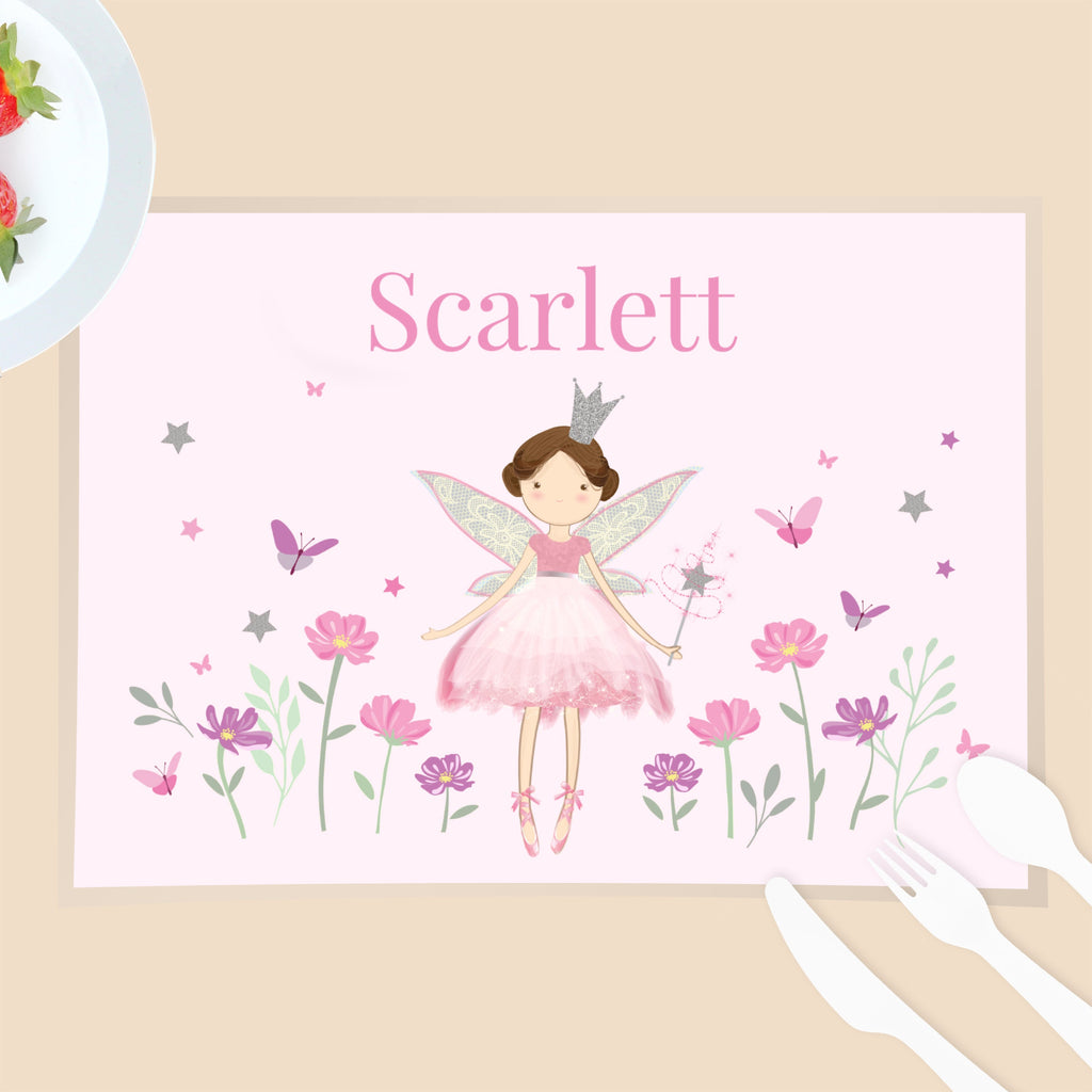 Personalised Girls Fairy Placemat