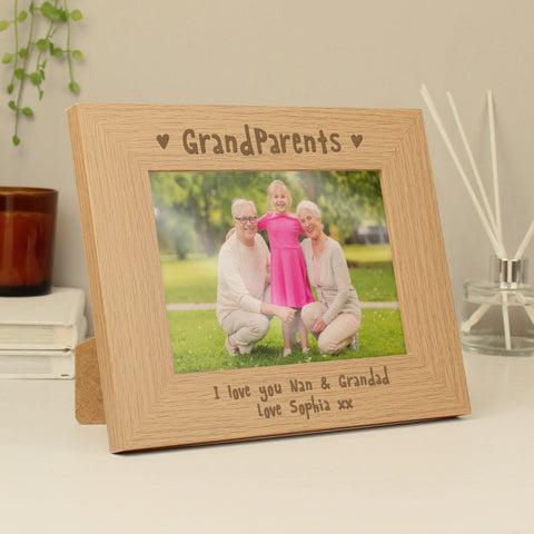 Personalised Grandparents Photo Frame