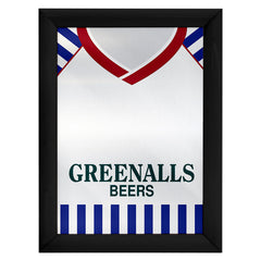 Personalised Huddersfield - 1987 Home Shirt - A4 Metal Sign Plaque - Frame Options Available