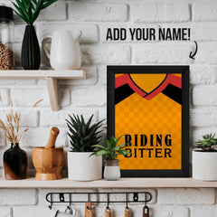 Personalised Hull Retro - 1998  Home Shirt - A4 Metal Sign Plaque - Frame Options Available