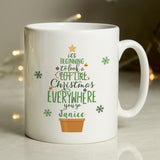 Personalised Its Beginning To Look A Lot Like Xmas Mug