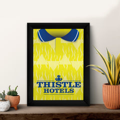 Personalised Leeds 1992 Home Shirt - A4 Metal Sign Plaque - Frame Options Available
