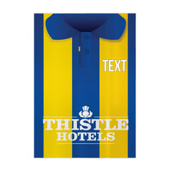 Personalised Leeds 1994 Away Shirt - A4 Metal Sign Plaque - Frame Options Available