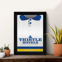 Personalised Leeds 1994 Home Shirt - A4 Metal Sign Plaque - Frame Options Available