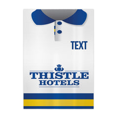 Personalised Leeds 1994 Home Shirt - A4 Metal Sign Plaque - Frame Options Available