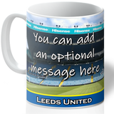 Personalised Leeds Mug - Shirt And Message Cup
