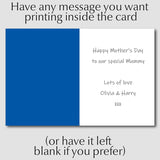 Personalised Leeds United Mothers Day Card